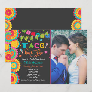Taco Bout Love Invitation Couples Fiesta Shower Kaart