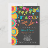 Taco Bout Love Invitation Couples Fiesta Shower Kaart (Voorkant)