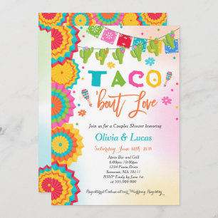 Taco Bout Love Invitation Couples Fiesta Shower Kaart
