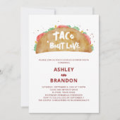 Taco 'Bout Love Koppel Bruiloft Shower Fiesta Kaart (Voorkant)