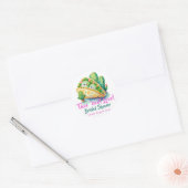 Taco 'Bout Love! Laatste Bruidsmeisjesfeest Ronde Sticker (Envelop)