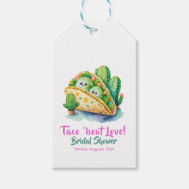 Taco 'Bout Love! Laatste feest bruidssalon Cadeaulabel