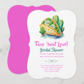 Taco 'Bout Love! Laatste feest bruidssalon Kaart (Voorkant / Achterkant)