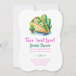 Taco 'Bout Love! Laatste feest bruidssalon Kaart