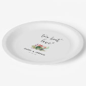 Taco Bout Love Mexican Cactus Succulent Wedding Papieren Bordje (Gekanteld)