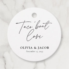 Taco bout Love Mexican Couples Shower Bedankjes Labels