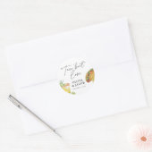 Taco bout Love Mexican Couples Shower Ronde Sticker (Envelop)
