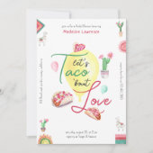 Taco Bout Love Mexican Fiesta Vrijgezellenfeest Kaart (Voorkant)