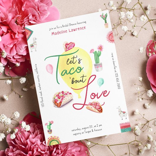Taco Bout Love Mexican Fiesta Vrijgezellenfeest Kaart