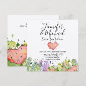 Taco Bout Love - Moderne Uitnodigingen voor Bruilo (Voorkant / Achterkant)