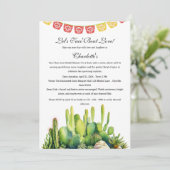 Taco Bout Love Vrijgezellenfeest Kaart (Staand voorkant)