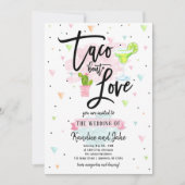 Taco Bout Love Wedding Invitation Kaart (Voorkant)