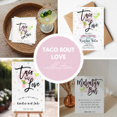 Taco Bout Love Wedding Invitation Kaart