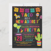 Taco Bout New Address Housewarming Invitation Kaart (Voorkant)