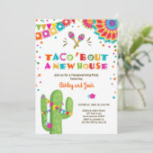 Taco Bout New House Fiesta Housewarming Party Kaart (Staand voorkant)