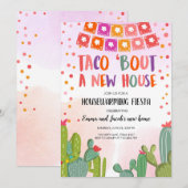 Taco Bout New House Housewarming Party Fiesta Kaart (Voorkant / Achterkant)
