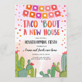 Taco Bout New House Housewarming Party Fiesta Kaart