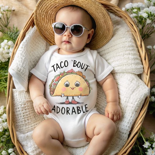 Taco Bout Schattig Funny Taco Romper