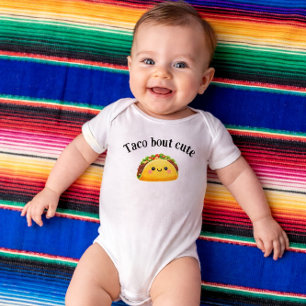 Taco bout schattig - taco thema kleding voor baby romper