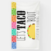 Taco 'Bout Verjaardagsfeest Spandoek (Verticaal)