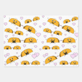 Taco Bride en Groom Wedding Wrapping Sheets Inpakpapier Vel (Voorkant 3)