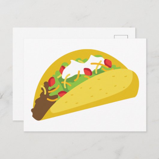 Taco Briefkaart (Voorkant / Achterkant)