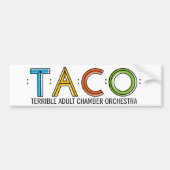 TACO-Bumpersticker Bumpersticker (Voorkant)
