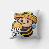 Taco Buzz Bumble Bee Kussen (Achterkant)