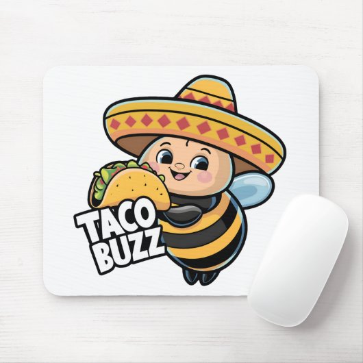 Taco Buzz Bumble Bee Muismat (Met muis)