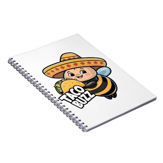 Taco Buzz Bumble Bee Notitieboek (Rechterzijde)