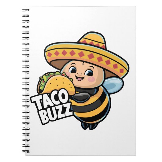 Taco Buzz Bumble Bee Notitieboek (Voorkant)