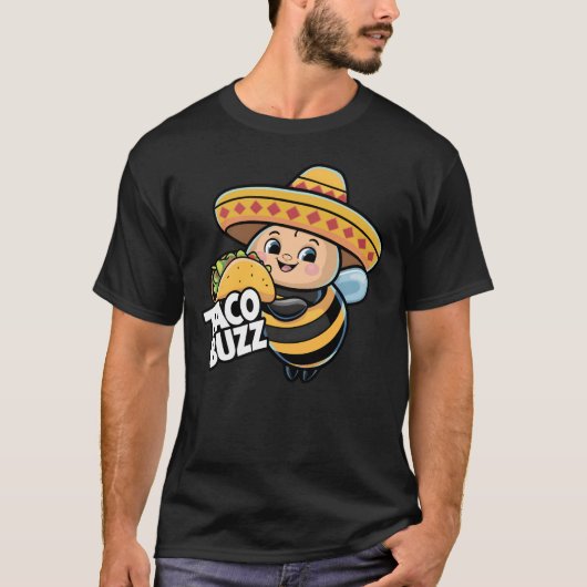 Taco Buzz Bumble Bee T-shirt (Voorkant)