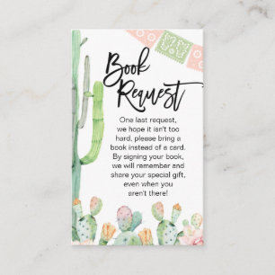 Taco Cactus Fiesta Thed Book Request Insert Visitekaartje
