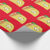 Taco Cartoon Cadeaupapier (Hoek)