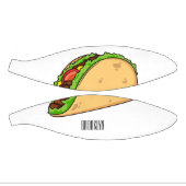 Taco-cartoon illustratie basketbal (Panelen)