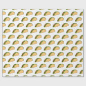 Taco-cartoon illustratie cadeaupapier (Vlak)