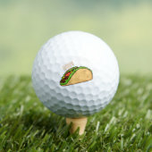 Taco-cartoon illustratie golfballen (Insitu Shirt)