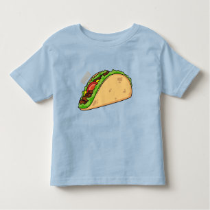 Taco-cartoon illustratie kinder shirts