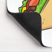 Taco-cartoon illustratie muismat (Hoek)