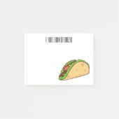 Taco-cartoon illustratie post-it® notes (Voorkant)