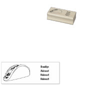 Taco-cartoon illustratie rubberstempel (Gestempeld)