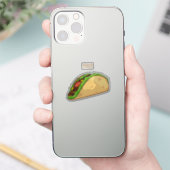 Taco-cartoon illustratie sticker (Telefoon)