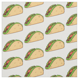 Taco-cartoon illustratie stof