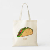 Taco-cartoon illustratie tote bag (Achterkant)