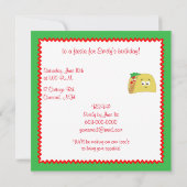 Taco Cartoon Kaart (Achterkant)