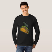 Taco Cartoon Vector T-shirt (Voorkant volledig)