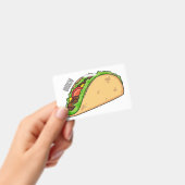 Taco-cartoonillustratie Badge (Handheld)