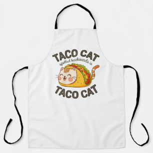 Taco Cat achterstevoren gespeld is Taco Cat Schatt Schort