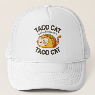 Taco Cat achterstevoren gespeld is Taco Cat Schatt Trucker Pet