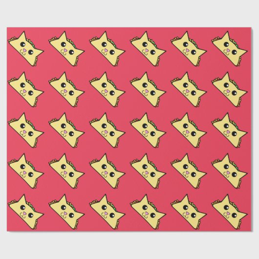 Taco Cat Cadeaupapier (Vlak)